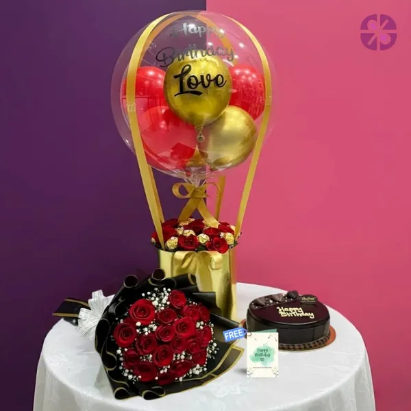 Flower Balloon Bouquet
