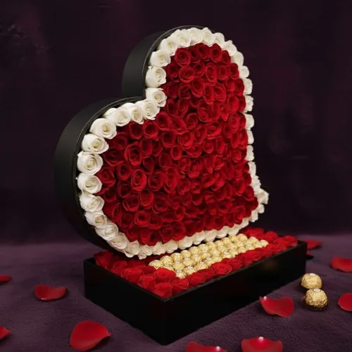 Love Heart Rose & Ferrero Grand Masterpiece