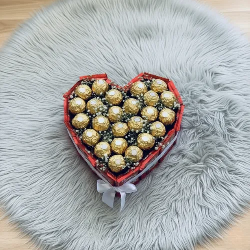 Heartshape Deluxe Ferrero Rocher & KitKat Gift