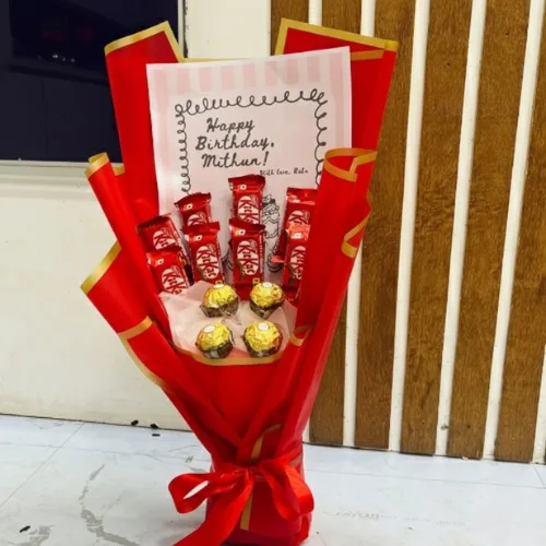 I Love You More Than Chocolate Gift Bouquet