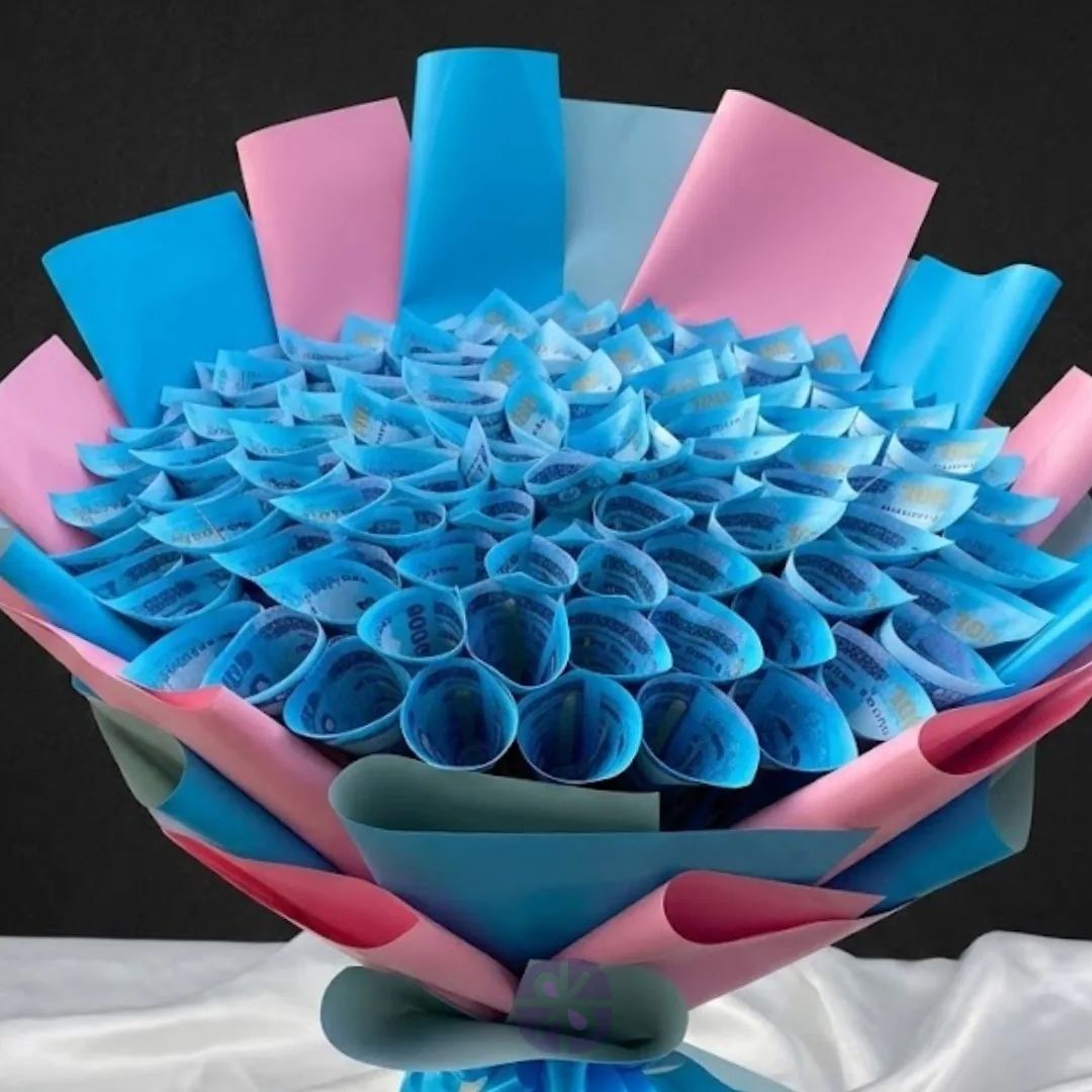 100 Taka Grand Celebration 100 Notes Money Bouquet