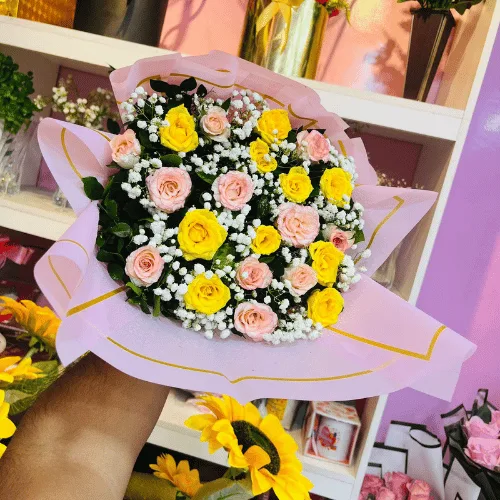 A Joyful Rose Bouquet