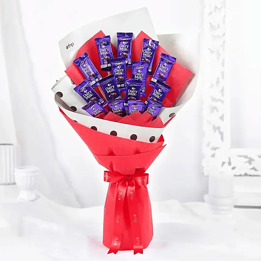 Deluxe Dairy Milk Chocolate Bouquet for Sweet Gifting Moments