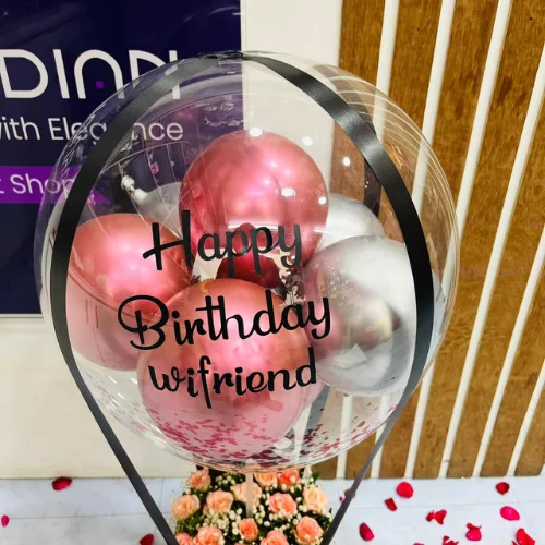 The Ultimate Celebration Birthday Flowers & Balloon Combo