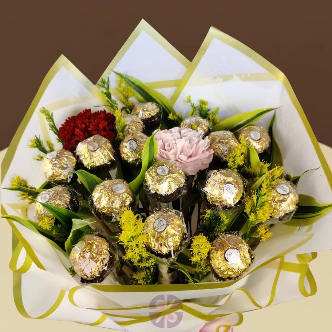 Premium Ferrero Rocher Chocolate Delight Bouquet