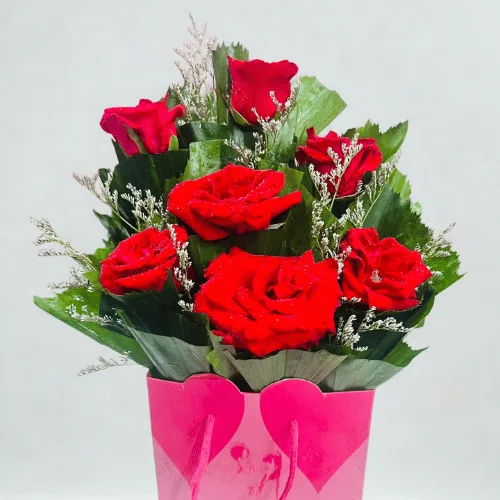 Classic Red Rose Bag of Love