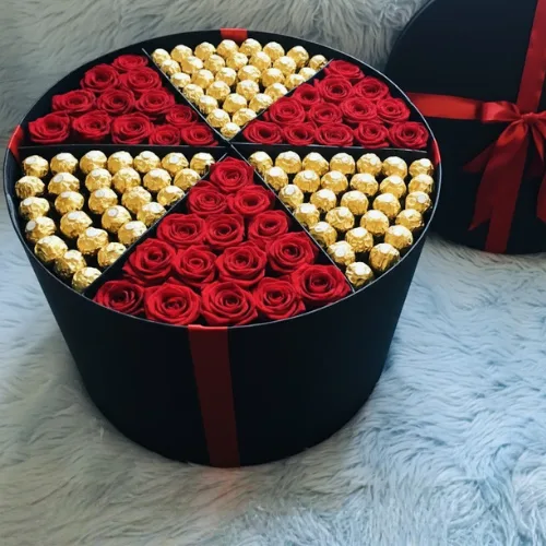 The Quartette of Luxury: Rose & Ferrero Grand Round Box