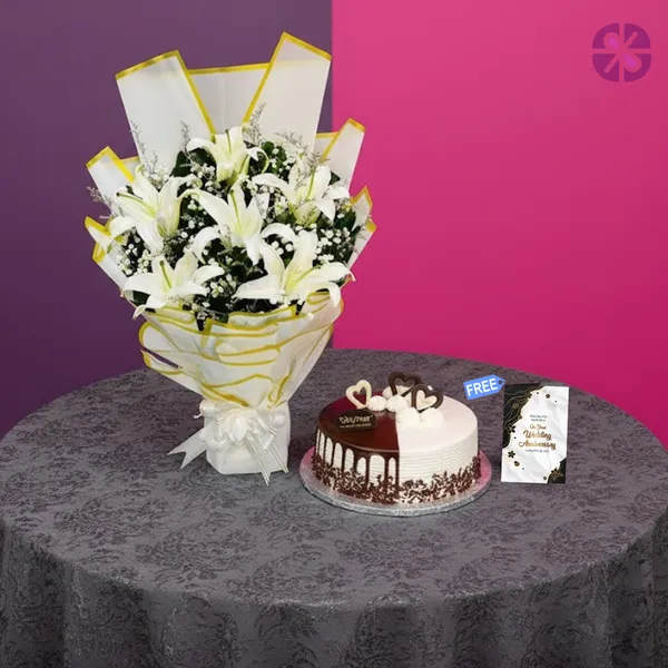 Flower and Cake