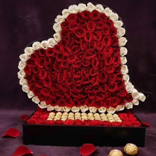 Love Heart Rose & Ferrero Grand Masterpiece
