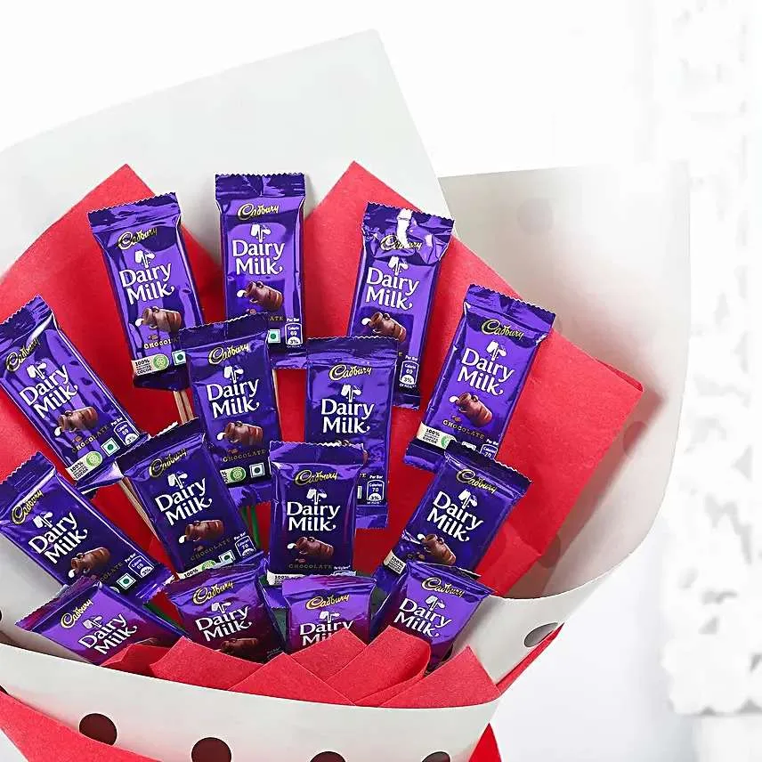 Deluxe Dairy Milk Chocolate Bouquet for Sweet Gifting Moments