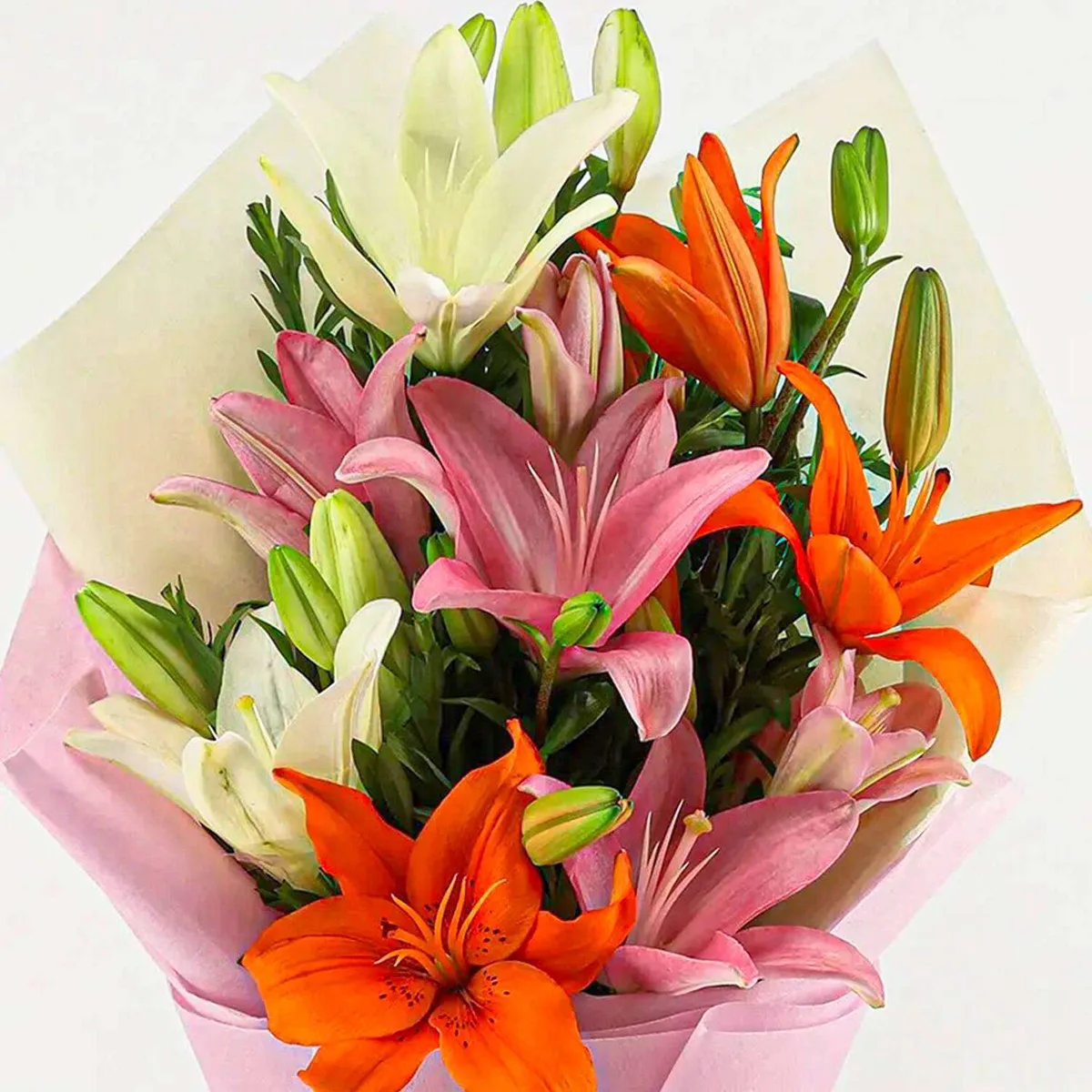 Elegant Mixed Lily Bouquet