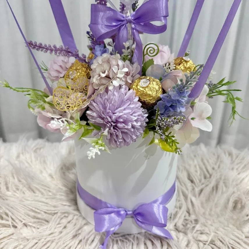 Purple Birthday Balloon Hamper