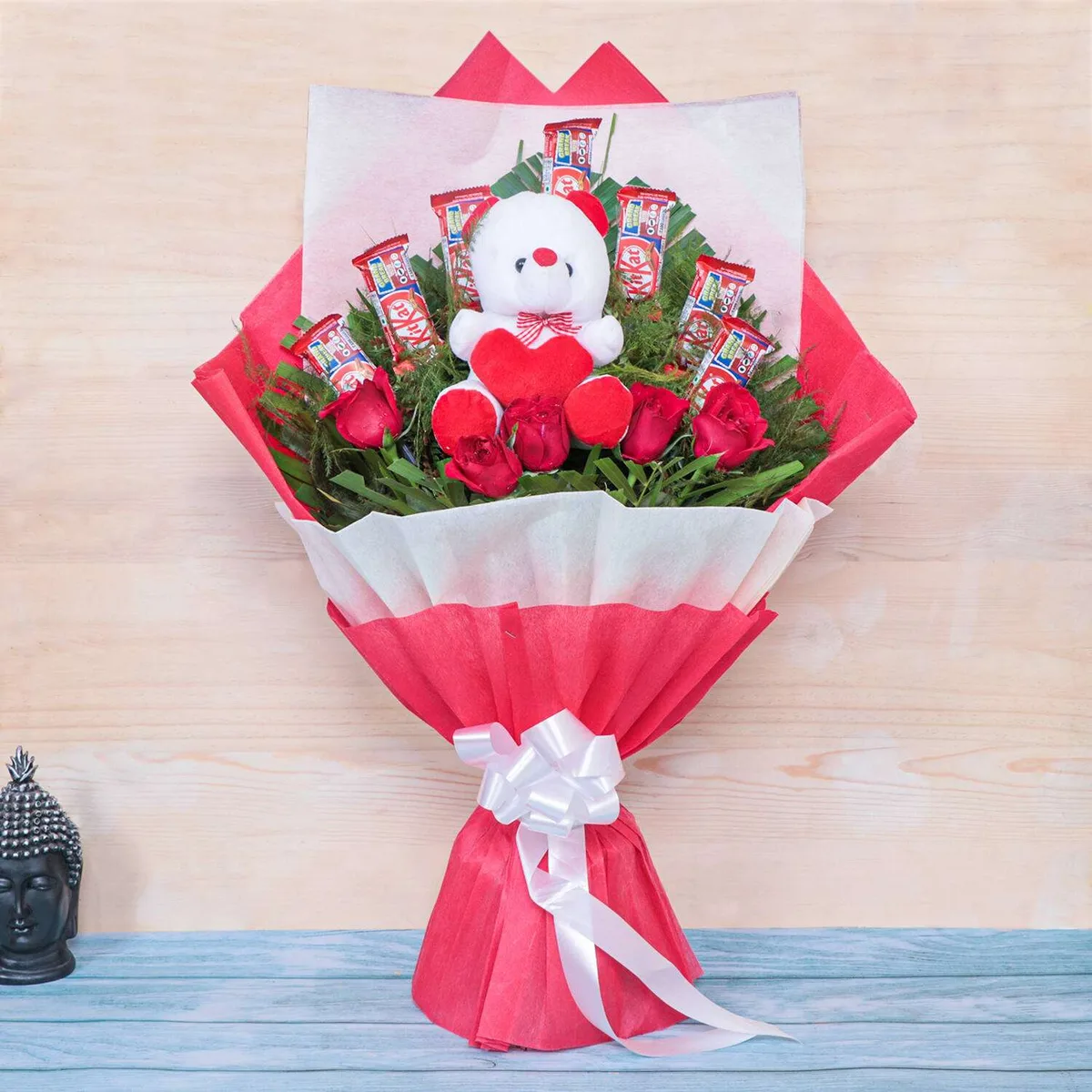Teddy & Dairy Milk Chocolate Bouquet