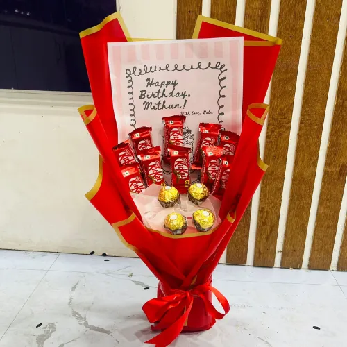 I Love You More Than Chocolate Gift Bouquet