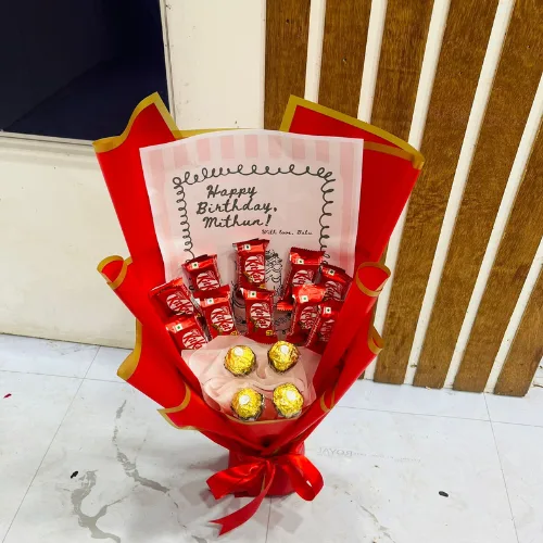 I Love You More Than Chocolate Gift Bouquet