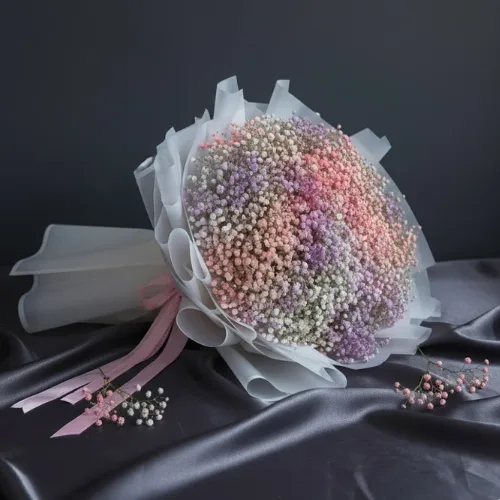 The Pastel Sunset Cloud Multi-Tone Baby's Breath Bouquet