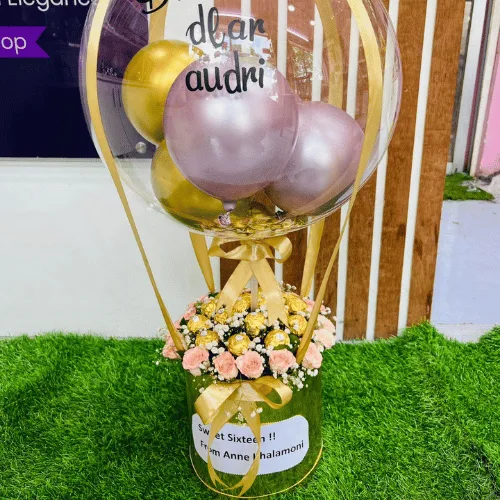 Personalized Bubble Air Balloon Gift